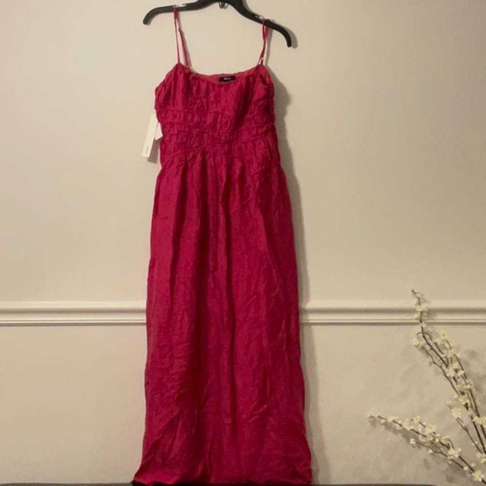 Aqua Pink Maxi Dress with Flowing Design Bloomingdale’s